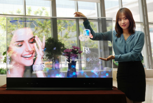 Samsung Shows Off Mirrored and Transparent OLED Displays