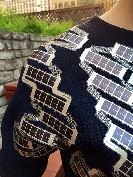 Solar Shirt Charges Devices and Looks Good Doing It