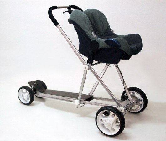 The Baby Stroller/Scooter Hybrid
