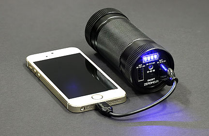 XD Flashlight Doubles as a Battery Pack