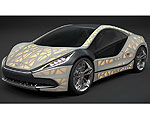 Light Cocoon Car Made with Bionic Fabric