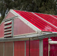 Magenta-Tinted Greenhouse Grows Plants and Harvests Energy