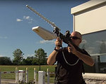 Point and Shoot DroneDefender Stops UAVs With Radio Beams