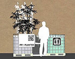 PPlanter Give Relief While Feeding Plants