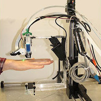 Printing Biomaterials on Body Parts