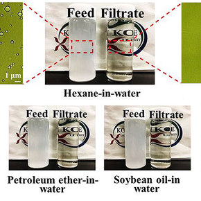 Reusable Membrane Repels Oil in Water