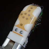 Robotic Skin Detects Shear Force