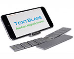 TextBlade QWERTY Keyboard Folds to Pocket-Size