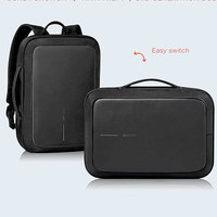 Theft-Proof Bobby Bizz Shift from Backpack to Briefcase
