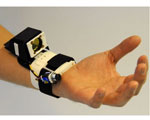 Wrist Worn Sensor Tracks Hand Gestures