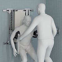 Axillary Support Device for Shower Stalls
